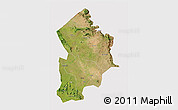 Satellite 3D Map of Kotido, cropped outside