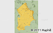 Savanna Style 3D Map of Kotido