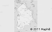 Silver Style 3D Map of Kotido