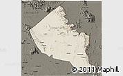 Shaded Relief 3D Map of Dodoth, darken