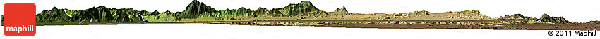 Satellite Horizon Map of Dodoth, darken