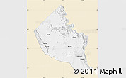 Classic Style Map of Dodoth, single color outside