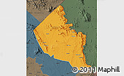 Political Map of Dodoth, darken, semi-desaturated