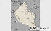 Shaded Relief Map of Dodoth, darken, desaturated