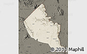 Shaded Relief Map of Dodoth, darken