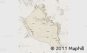 Shaded Relief Map of Dodoth, lighten