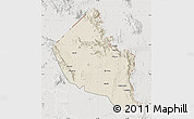 Shaded Relief Map of Dodoth, lighten, semi-desaturated
