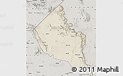 Shaded Relief Map of Dodoth, semi-desaturated