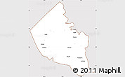 Classic Style Simple Map of Dodoth, cropped outside