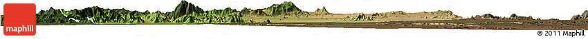 Satellite Horizon Map of Kotido, darken