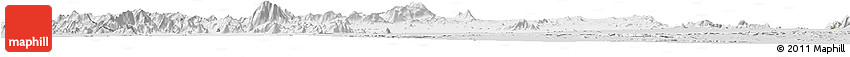 Silver Style Horizon Map of Kotido