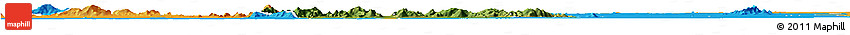 Satellite Horizon Map of Labwor, political outside