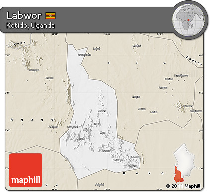 Classic Style Map of Labwor