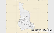 Classic Style Map of Labwor, single color outside