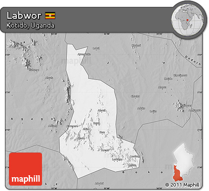 Gray Map of Labwor