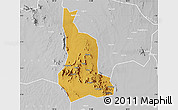 Physical Map of Labwor, lighten, desaturated