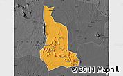 Political Map of Labwor, darken, desaturated
