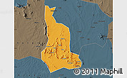 Political Map of Labwor, darken, semi-desaturated
