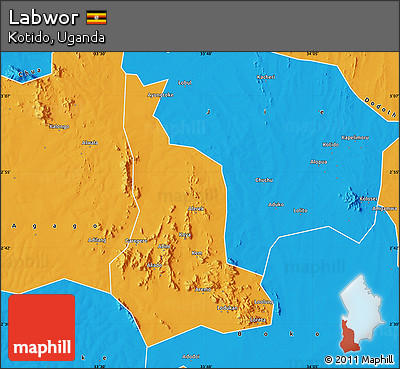 Political Map of Labwor