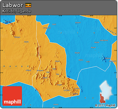 Political Map of Labwor