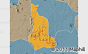 Political Map of Labwor, semi-desaturated