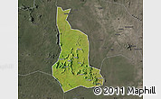 Satellite Map of Labwor, darken, semi-desaturated