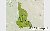Satellite Map of Labwor, lighten