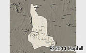 Shaded Relief Map of Labwor, darken