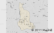Shaded Relief Map of Labwor, desaturated