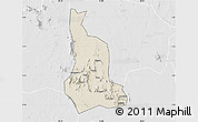Shaded Relief Map of Labwor, lighten, desaturated