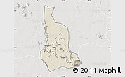 Shaded Relief Map of Labwor, lighten, semi-desaturated