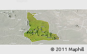 Satellite Panoramic Map of Labwor, lighten, semi-desaturated