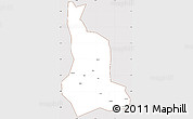 Classic Style Simple Map of Labwor, cropped outside