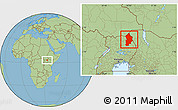 Savanna Style Location Map of Kotido