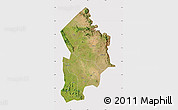 Satellite Map of Kotido, cropped outside