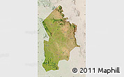 Satellite Map of Kotido, lighten