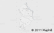 Silver Style Map of Kotido, single color outside