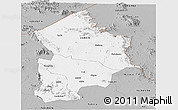 Gray Panoramic Map of Kotido