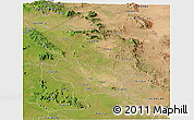 Satellite Panoramic Map of Kotido