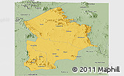 Savanna Style Panoramic Map of Kotido