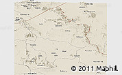 Shaded Relief Panoramic Map of Kotido