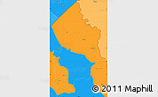 Political Simple Map of Kotido
