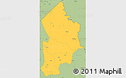 Savanna Style Simple Map of Kotido