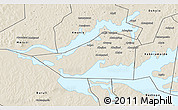 Shaded Relief 3D Map of Kioga