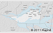 Silver Style 3D Map of Kioga