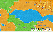 Political 3D Map of Otuke