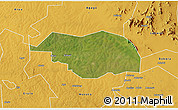 Satellite 3D Map of Otuke, physical outside