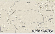 Shaded Relief 3D Map of Otuke