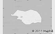 Gray Map of Otuke, single color outside