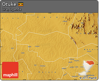 Physical Map of Otuke